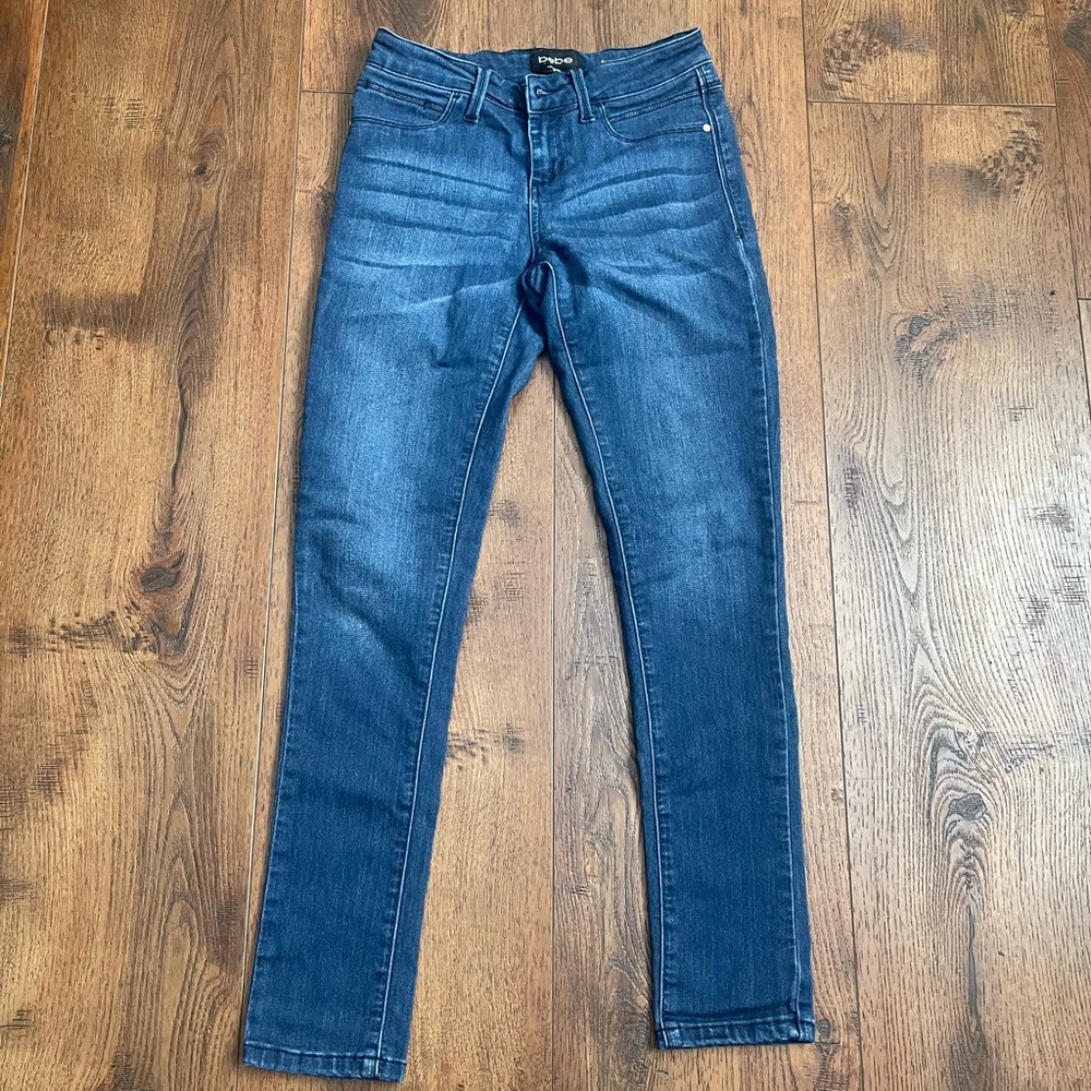 Bebe Heartbreaker Skinny Jeans, stretchy & soft!